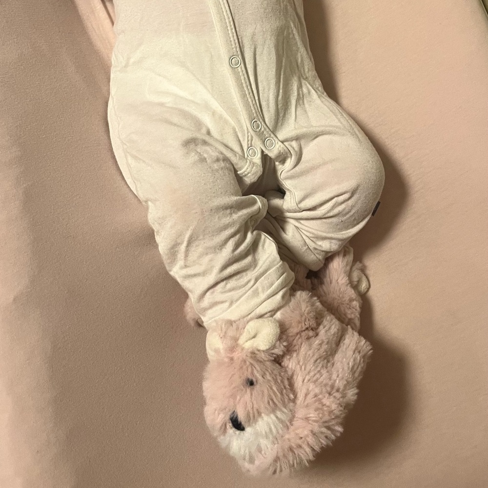 Nordstrom Baby Pink Plush Booties